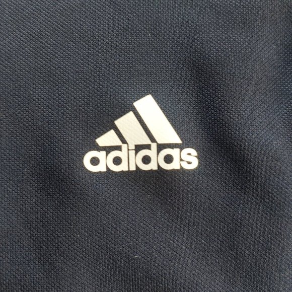 Adidas Men's blue-yellow Three Stripe Logo Full Zip Track Jacket Size: XL - Picture 4 of 12